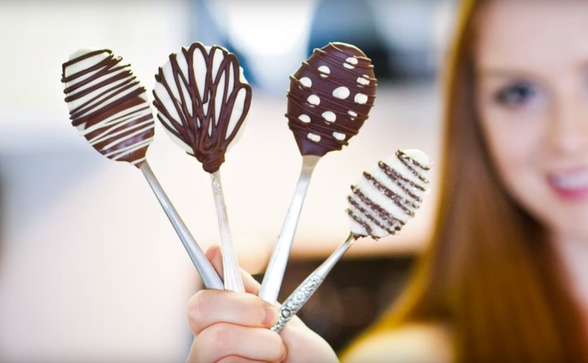 Make Your Own Delicious Chocolate Covered Coffee Spoons